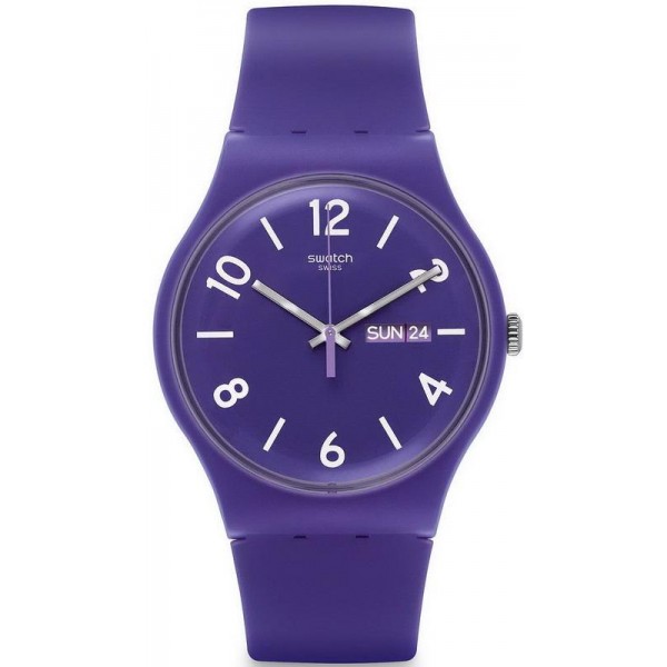 Купить Swatch Унисекс Часы New Gent Backup Purple SUOV703