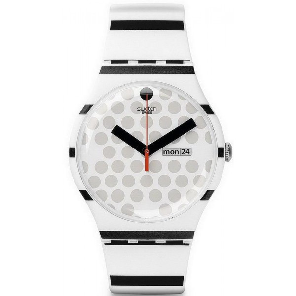 Buy Unisex Swatch Watch New Gent Zebratian SUOW706