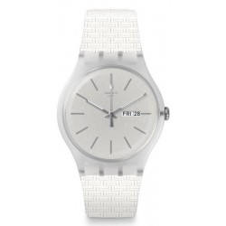Swatch Unisexuhr New Gent Bricablanc SUOW710