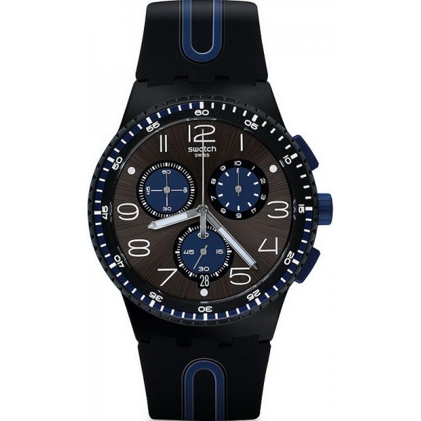 Kaufen Sie Swatch Herrenuhr Chrono Plastic Kaicco SUSB406 Chronograph