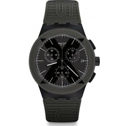 Reloj Hombre Swatch Chrono Plastic X-District Green SUSB414 Cronógrafo