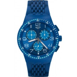 Swatch Unisexuhr Chrono Plastic Triple Blu SUSN415 Chronograph