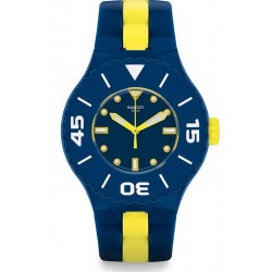 Swatch Мужские Часы Scuba Libre Long Waves SUUN102