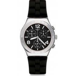 Swatch Herrenuhr Irony Chrono Noir De Bienne YCS116 Chronograph