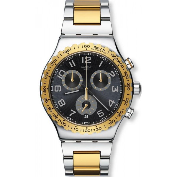 Swatch Herrenuhr Irony Chrono Golden Youth YVS427G Chronograph kaufen