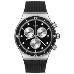 Swatch Herrenuhr Irony Chrono Dark Irony YVS487 Chronograph