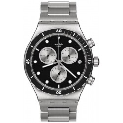 Swatch Herrenuhr Irony Chrono Dark Irony YVS487G Chronograph