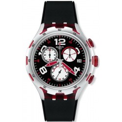Swatch Herrenuhr Irony Xlite Red Wheel YYS4004 Chronograph