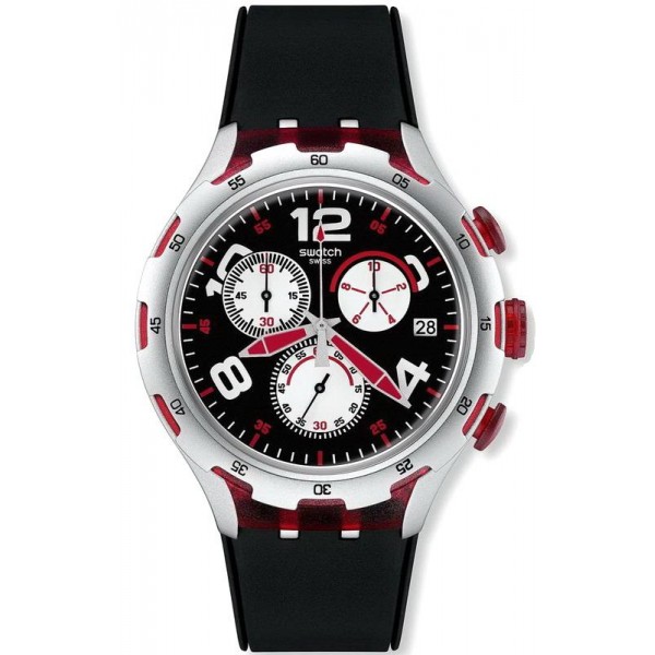 Kaufen Sie Swatch Herrenuhr Irony Xlite Red Wheel YYS4004 Chronograph