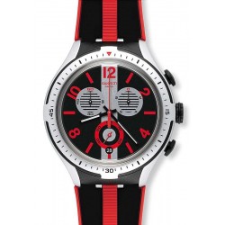 Swatch Herrenuhr Irony Xlite Stripes YYS4013 Chronograph